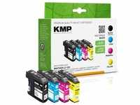 KMP KMP Tinte ersetzt LC223VAL (M, C, Y, BK), Druckerpatrone
