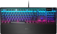 SteelSeries 64532, SteelSeries Apex 5 Gaming Keyboard, US Layout, Wired, Black...
