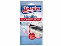 Spontex Microfibre Küchenwunder 3D-Pad mit Schwammkern, Reinigungsutensil