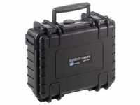 B+W 500/B/SI, B+W Outdoor-Koffer 500 Schaumstoff Koffer (Fotokoffer, 2.30 l) Schwarz
