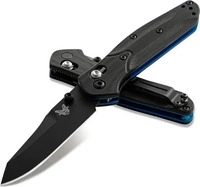 Benchmade 136-610, Benchmade Mini Osborne Reverse Tanto Black (7.42 cm)...