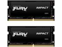 Kingston FURY Impact (2 x 16GB, 2666 MHz, DDR4-RAM, SO-DIMM) (16238142) Schwarz