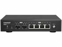 QNAP QSW-2104-2S, QNAP QSW-2104-2S, 2-Port 10GbE SFP+ Switch (6 Ports) Schwarz