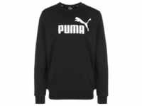 Puma, Herren, Pullover, ESS Big Logo Crew-586680, Schwarz, (XL)