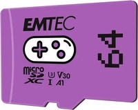 Emtec ECMSDM64GXCU3G, Emtec MicroSD Card SDXC CL.10 UHS1 U3 V30 Gaming (64 GB,