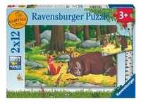 Ravensburger Kinderpuzzle 05226 - Grüffelo und die Tiere des Waldes - 2x12...