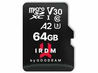 Goodram IR-M2AA-0640R12, Goodram IRDM microSDXC 64GB V30 UHS-I U3 + adapter