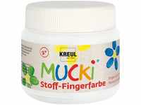 Mucki Stoff-Fingerfarbe (White, 150 ml) Weiss