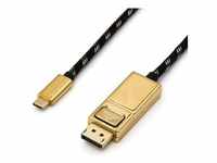 Roline USB Typ C — DisplayPort (2 m, DisplayPort), Video Kabel