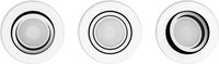 Philips Hue 929003045201, Philips Hue Centura White & Color Ambiance 3er Set...