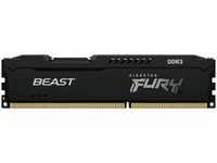 Kingston FURY Beast (1 x 8GB, 1600 MHz, DDR3-RAM, DIMM) (16234820) Schwarz