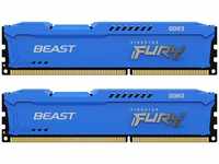 Kingston FURY Beast (2 x 8GB, 1600 MHz, DDR3-RAM, DIMM) (16234818) Blau