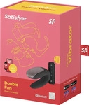 Satisfyer 4001692, Satisfyer Double Fun Partner Vibrator (4001692) Schwarz