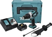 Makita DHP458RG1J, Makita DHP 458 (Schlagbohrschrauber) (DHP458RG1J) Schwarz/Grau
