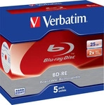 Verbatim 43615, Verbatim Bd-Re (5x) (43615)