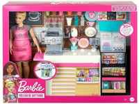 Mattel Barbie GMW03, Mattel Barbie Barbie Naschcafé Spielset und Puppe