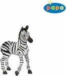 Papo 50123, Papo Zebra Fohlen (50123) Weiss/Schwarz
