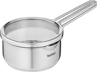 Tefal H85222, Tefal Nordica Stielkasserolle 16cm (H8522236), Edelstahl (Kochtopf,