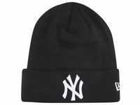 New Era, Herren, Mütze, New York Yankees MLB Essential Cuff Beanie, Schwarz,...