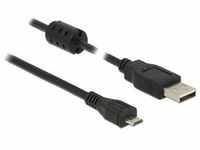Delock USB-A - USB micro-B (3 m, USB 2.0), USB Kabel