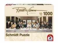Schmidt Spiele Dinner der Berühmten Panorama (1000 Teile)