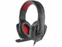 Mars Gaming MH020, Mars Gaming Casque Micro Gamer compatible MH020 (Noir/Rouge)
