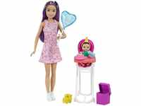 Mattel Barbie GRP40, Mattel Barbie Barbie Skipper Babysitter Spielset - Braunes Haar