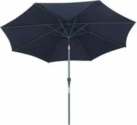 Siena Garden 7091, Siena Garden Mittelstockschirm (3 m) (7091) Schwarz