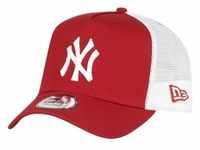 New Era, Herren, Cap, Clean A Frame Trucker MLB NY Yankees, Rot, Weiss, (One...