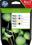 HP 3YP35AE#301, HP 963XL - 4er-Pack - Hohe Ergiebigkeit - Schwarz, Gelb, Cyan,