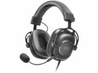Mars Gaming MH6 headphones/headset Wired Head-band Black (Kabelgebunden) Schwarz
