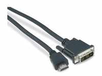 Shiverpeaks HDMI-Kabel Typ A -> DVI(24+1) St/St 2.00m schwarz (2 m, HDMI, DVI), Video