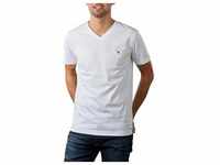 GANT, Herren, Shirt, Gant Original Slim T-Shirt V-Neck white, Weiss, (3XL)