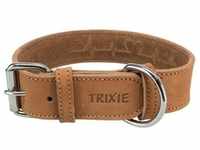 Trixie Rustic Fettleder-Halsband Heartbeat (M, Hund, Hundesport), Halsband +...