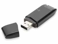 Digitus USB 2.0 Multi Card Reader (USB 2.0), Speicherkartenlesegerät, Schwarz