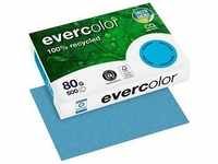 Clairefontaine 40022C, Clairefontaine Recyclingpapier Evercolor dunkelblau DIN A4 80