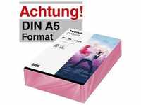 Inapa, Kopierpapier, tecno Kopierpapier colors rosa DIN A5 80 g/qm 500 Blatt (80
