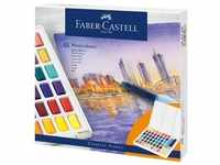 Faber-Castell, Künstlerfarbe + Bastelfarbe, Aquarellfarbe in Näpfchen (Mehrfarbig)