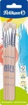 Pelikan 720409, Pelikan 720409 Allzweckpinsel Flachpinsel (e) (720409) Silber/Braun