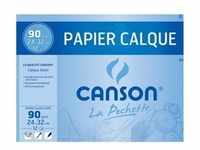 Canson, Heft + Block, Transparentpapier, satiniert, DIN A3, 90 g/qm (A3)