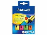 Pelikan, Marker, Textmarker 490 (Neongelb, Neonpink, Neongrün, Neonorange, 4, 5 mm)
