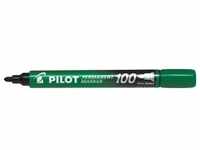 Pilot, Marker, Permanent Marker 100 (Grün, 1, 1 mm)