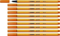 STABILO 88/30, STABILO Fineliner - point 88 - 10er Pack - gelbrot (10x) (88/30)