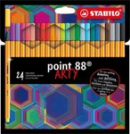 Stabilo 8824/1-20, Stabilo Point 88 24er Etui Arty (24x) (8824/1-20)