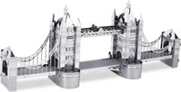 Metal Earth 502566, Metal Earth Metall Erde London Tower Bridge Silver Edition