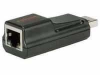 Roline USB 3.0 zu (USB, USB 3.0), Netzwerkadapter, Schwarz