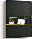 Idena Notizbuch (A5, Blanko, Harter Einband) (22657864) Schwarz