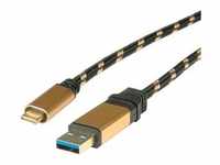 Roline USB A – USB C (0.50 m, USB 3.2), USB Kabel