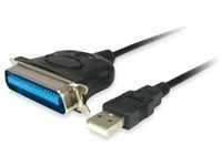 equip USB auf Parallel adapter kable (1.50 m, Parallel (Drucker)),
