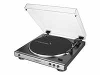 Audio-Technica AT-LP60X (Vollautomatisch), Plattenspieler, Grau, Silber